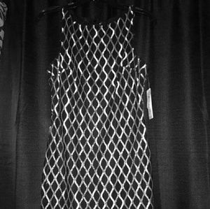 Beaded Sequin black and silver cocktail dress